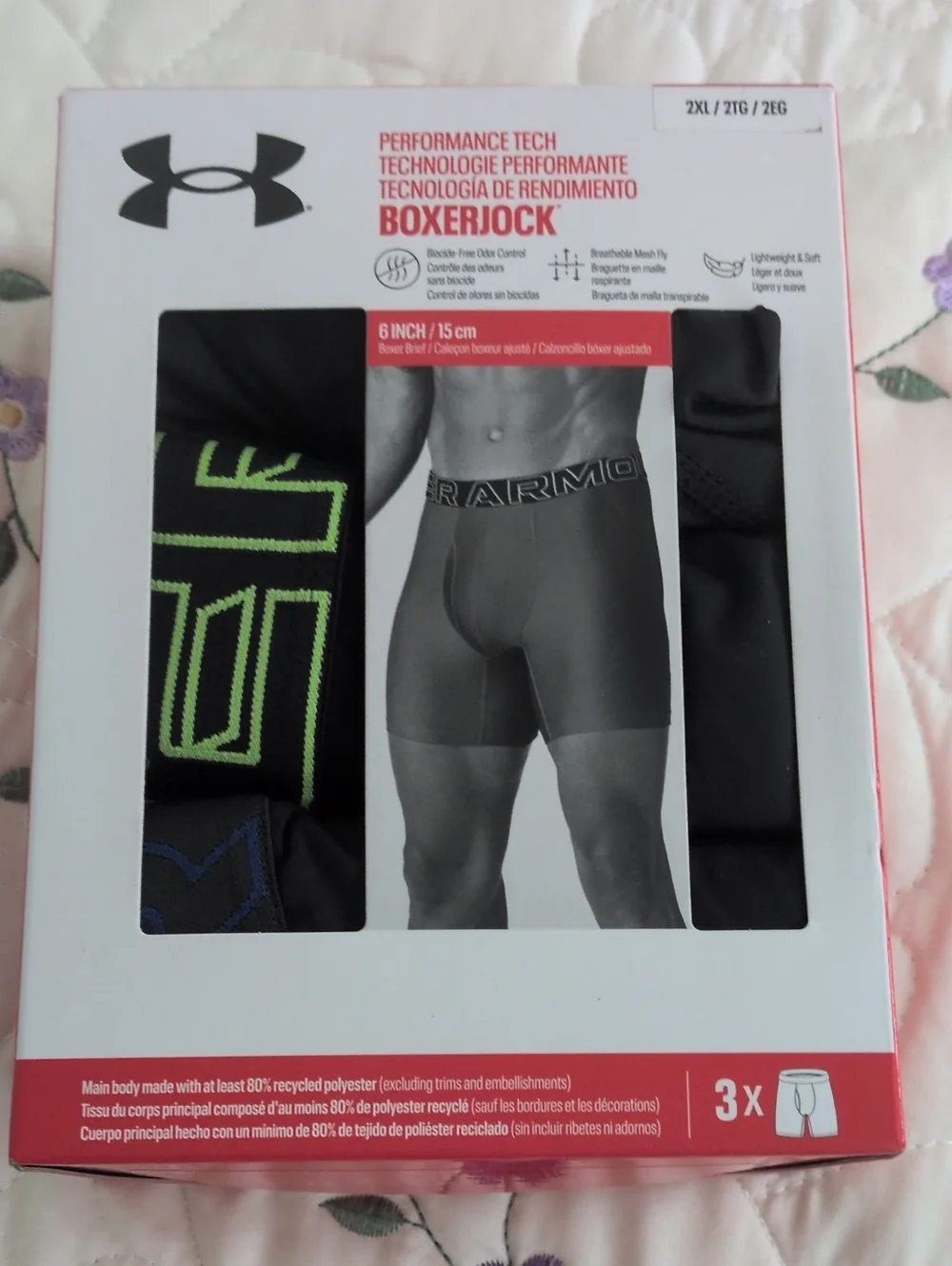 Under Armour Men's Performance Tech Brief Underwear, 6